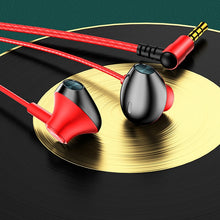 Load image into Gallery viewer, TS6800 3.5mm Metal Elbow Noise Cancelling Wired Game Earphone, Red, Green, Black, Silver Gray