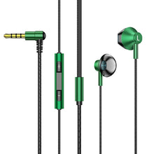 Load image into Gallery viewer, TS6800 3.5mm Metal Elbow Noise Cancelling Wired Game Earphone, Red, Green, Black, Silver Gray