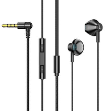 Load image into Gallery viewer, TS6800 3.5mm Metal Elbow Noise Cancelling Wired Game Earphone, Red, Green, Black, Silver Gray