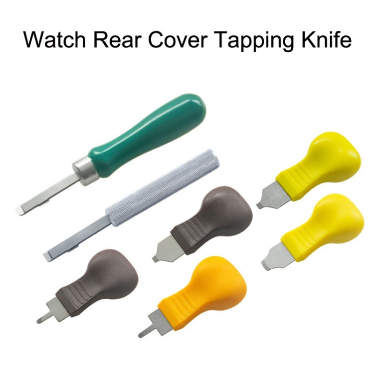 10 PCS Watch Rear Cover Tapping Knife Watch Opener, Style:, Brown Flat-blade Mouth, Yellow Narrow Mouth, Yellow Wide Mouth, Orange Flat-blade Mouth, Brown Narrow Mouth