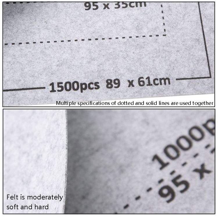 Solid Felt Jigsaw Puzzle Organizer Mat