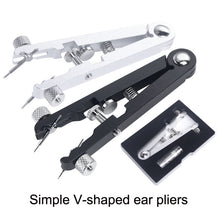 Load image into Gallery viewer, Watch Strap Pins Removal Pliers V-shape Watch Remover, V-shape Removal Pliers Silver, V-shape Removal Pliers Black