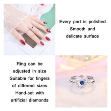 Load image into Gallery viewer, 2pcs J259 Ladies Romantic Star Moon Stacked Open Rings