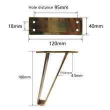 Load image into Gallery viewer, LH-GB0001 Thickened Load-Bearing Sofa TV Cabinet Support Legs, Height:, 15cm, 18cm