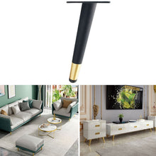 Load image into Gallery viewer, LH-ZT-0001 Cone Round Tube Furniture Support Legs, Style:, Straight Cone Height 10cm, Straight Cone Height 12cm, Straight Cone Height 15cm, Straight Cone Height 17cm, Straight Cone Height 20cm, Straight Cone Height 25cm, Straight Cone Height 30cm      ...