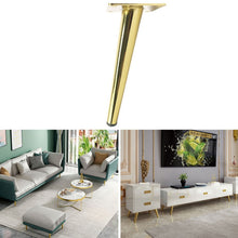 Load image into Gallery viewer, LH-ZT-0001 Cone Round Tube Furniture Support Legs, Style:, Oblique Cone Height 25cm, Oblique Cone Height 30cm, Oblique Cone Height 35cm, Oblique Cone Height 38cm, Oblique Cone Height 40cm, Oblique Cone Height 43cm, Oblique Cone Height 45cm             ...