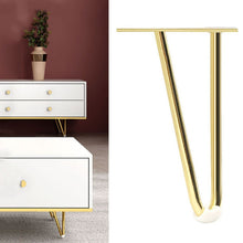 Load image into Gallery viewer, LH-S0006 Metal Furniture Support Legs, Height:, 12cm, 15cm, 18cm, 20cm, 25cm, 30cm, 60cm