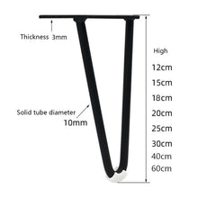 Load image into Gallery viewer, LH-S0006 Metal Furniture Support Legs, Height:, 12cm, 15cm, 18cm, 20cm, 25cm, 30cm, 60cm