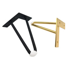 Load image into Gallery viewer, LH-S0006 Metal Furniture Support Legs, Height:, 12cm, 15cm, 18cm, 20cm, 25cm, 30cm, 60cm