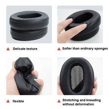Load image into Gallery viewer, 2pcs Sponge Earpad For SONY WH-XB900N Headset, Protein Skin-Gray, For SONY WH-XB900N (Protein Black)