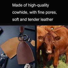 Load image into Gallery viewer, 18Y-009 Vintage Handmade Leather Car Pull-Out Key Case, Plant Tanned Leather, Oil Wax Skin Olive Green, Oil Wax Skin Blue, Oil Wax Skin Tea, Oil Wax Skin Camel