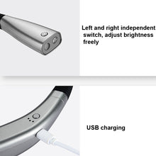Load image into Gallery viewer, LED Hanging Neck Light Universal Hose Eye Protection Reading Light, Space Silver, Elegant Black