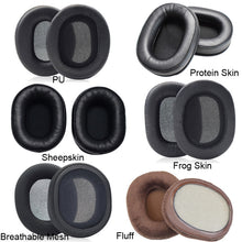 Load image into Gallery viewer, 1 Pair Headset Earmuffs For Audio-Technica ATH-M50X/M30X/M40X/M20X, Spec:, Black-Fluff, Brown-Fluff, Black-Protein Skin, Brown-Protein Skin, Black-Mesh, Black-Ice Gel, Brown-Thick Sheepskin