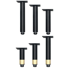 Load image into Gallery viewer, Metal Furniture Support Legs with Adjustment Pad, Height:, 10.5cm, 11cm, 12cm, 12.5cm, 13cm, 13.5cm, 14cm, 14.5cm, 15cm, 15.5cm, 16cm, 16.5cm, 17cm, 17.5cm, 18cm, 18.5cm, 21cm