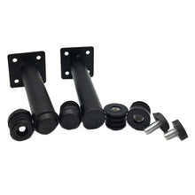 Load image into Gallery viewer, Metal Furniture Support Legs with Adjustment Pad, Height:, 10.5cm, 11cm, 12cm, 12.5cm, 13cm, 13.5cm, 14cm, 14.5cm, 15cm, 15.5cm, 16cm, 16.5cm, 17cm, 17.5cm, 18cm, 18.5cm, 21cm