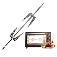 Load image into Gallery viewer, Stainless Steel Roast Chicken Skewer Cook Oven BBQ Grilled Fork, BBQ Grilled Fork
