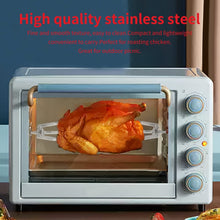Load image into Gallery viewer, Stainless Steel Roast Chicken Skewer Cook Oven BBQ Grilled Fork, BBQ Grilled Fork