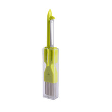 Load image into Gallery viewer, Home Kitchen Multifunctional Green Onion Peeler, Green, Yellow, Orange