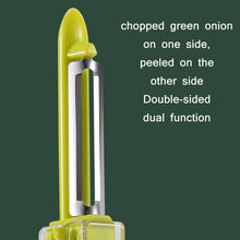 Load image into Gallery viewer, Home Kitchen Multifunctional Green Onion Peeler, Green, Yellow, Orange