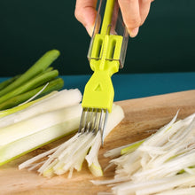 Load image into Gallery viewer, Home Kitchen Multifunctional Green Onion Peeler, Green, Yellow, Orange
