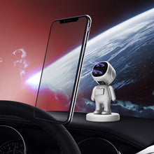 Load image into Gallery viewer, TOPFREE Astronaut Car Bracket Magnetic Adhesive Paste Navigation Car Phone Bracket, White, Black