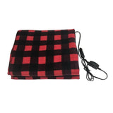 12V Car Winter Electric Heating Blanket, Temperature Control Type Red