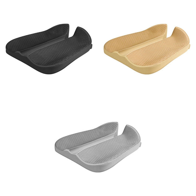 QFC060 V-shaped Car Memory Foam Non-slip Seat Cushion, Black, Khaki, Grey