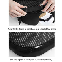 Load image into Gallery viewer, QFC060 V-shaped Car Memory Foam Non-slip Seat Cushion, Black, Khaki, Grey