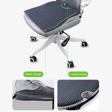 Load image into Gallery viewer, QFC040 U-shaped TThickened Memory Foam Car Seat Cushion, Black, Grey