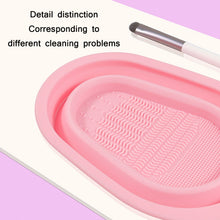 Load image into Gallery viewer, Silicone Makeup Brush Puff Cleaning Pad