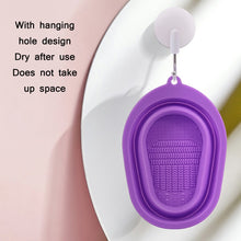 Load image into Gallery viewer, Silicone Makeup Brush Puff Cleaning Pad
