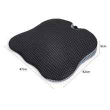 Load image into Gallery viewer, Thickened Breathable Memory Foam Car Seat Cushion, QFC047 Black, QFC047 Gray
