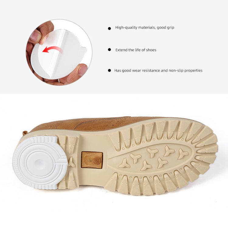 2 Pairs Sole Wear-Resistant Rubber Cuttable Sports Anti-Slip Sticker