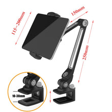 Load image into Gallery viewer, 203B Snap-On Lazy Mobile Phone Bracket Bedside Desktop Tablet Bracket, Black, White