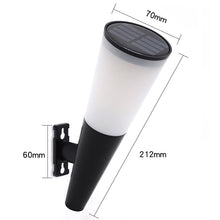 Load image into Gallery viewer, Outdoor Solar Garden Circular Cone Wall Lamp, Style:, N230A Colorful, N230B Two-color