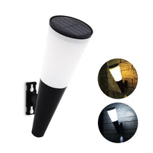 Load image into Gallery viewer, Outdoor Solar Garden Circular Cone Wall Lamp, Style:, N230A Colorful, N230B Two-color
