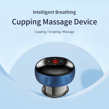 Load image into Gallery viewer, Electric Cupping Massage Device, 6-speed USB Plug-in, Red Wine, Blue, Black, 6-speed Charging