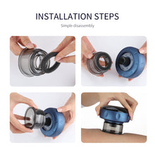 Load image into Gallery viewer, Electric Cupping Massage Device, 6-speed USB Plug-in, Red Wine, Blue, Black, 6-speed Charging