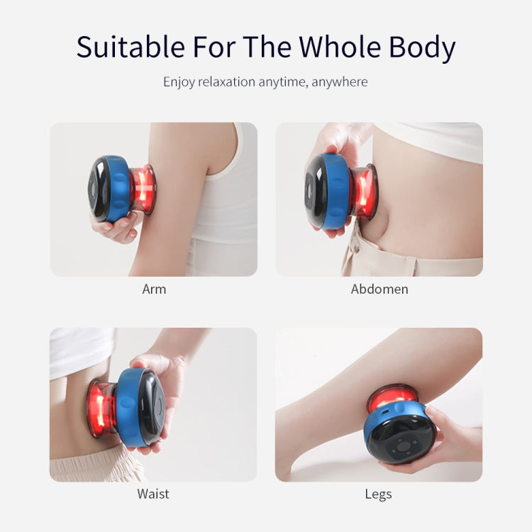 Electric Cupping Massage Device, 6-speed USB Plug-in, Red Wine, Blue, Black, 6-speed Charging