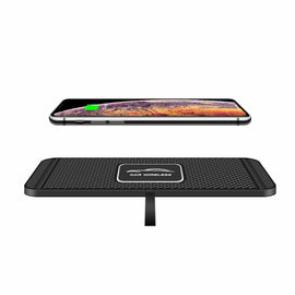 15W QI Car Wireless Charging Anti-Skid Pad, C1 30cm Cable