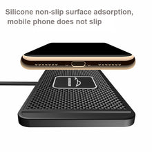 Load image into Gallery viewer, 15W QI Car Wireless Charging Anti-Skid Pad, C1 30cm Cable