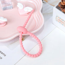 Load image into Gallery viewer, 20 PCS Silicone Data Cable Storage Strap Cable Organizer, 21cm Grey, 21cm Yellow, 21cm Red, 21cm Green, 21cm Blue, 21cm Orange, 21cm Pink, 21cm Brown
