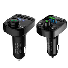 Load image into Gallery viewer, HY82 Car MP3 Bluetooth Receiver Dual USB Car Charger, HY82 Regular Version, HY82 Fast Charge Version