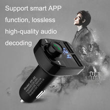 Load image into Gallery viewer, HY82 Car MP3 Bluetooth Receiver Dual USB Car Charger, HY82 Regular Version, HY82 Fast Charge Version