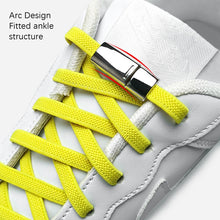 Load image into Gallery viewer, SLK28 Metal Magnetic Buckle Elastic Free Tied Laces, Style: Gold Magnetic Buckle