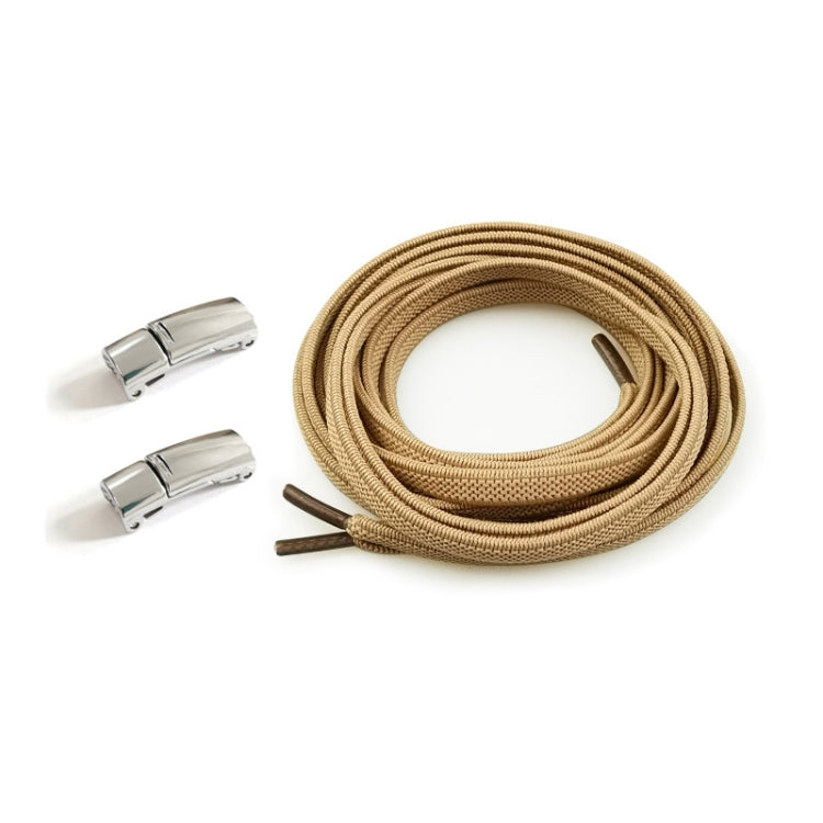 SLK28 Metal Magnetic Buckle Elastic Free Tied Laces, Style: Gold Magnetic Buckle