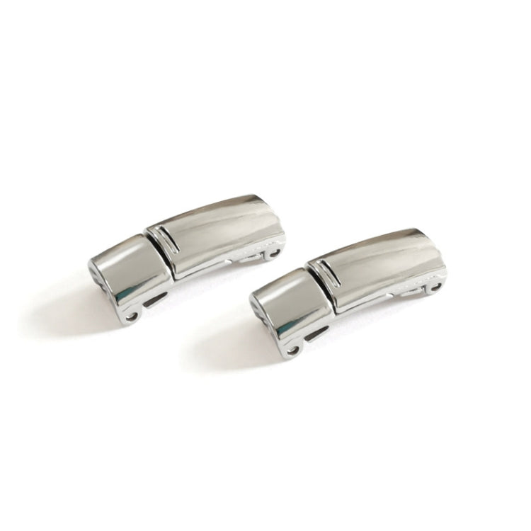 SLK28 Metal Magnetic Buckle Elastic Free Tied Laces, Style: Gold Magnetic Buckle