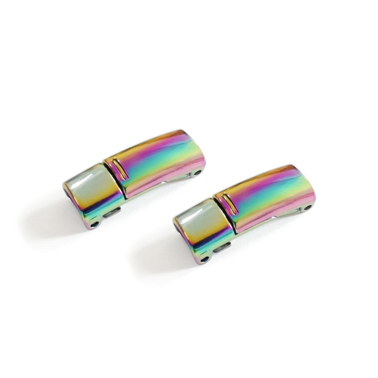 SLK28 Metal Magnetic Buckle Elastic Free Tied Laces, Style: Gold Magnetic Buckle