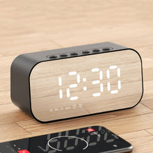 Load image into Gallery viewer, Havit M3 Subwoofer Mini Mirror Clock Bluetooth Speaker, Spsc:, 1200mAh (Black）, 1200mAh (White)