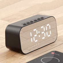 Load image into Gallery viewer, Havit M3 Subwoofer Mini Mirror Clock Bluetooth Speaker, Spsc:, 1200mAh (Black）, 1200mAh (White)